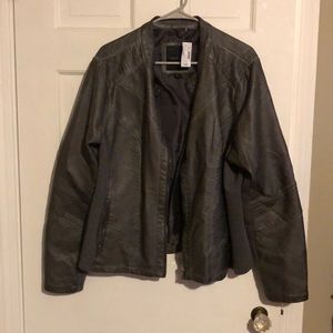 Maurices size 3 leather jacket